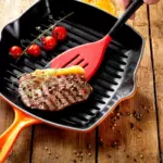 Чугунная сковорода-гриль Le Creuset, 26 см, Желтая 5