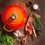 Чугунная кастрюля Le Creuset, Оранжевый 7
