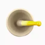 Ступка с пестиком Le Creuset, Желтая 2