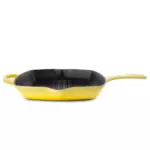 Чугунная сковорода-гриль Le Creuset, 26 см, Желтая 3