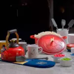 Чугунная кастрюля Le Creuset, Красный 6