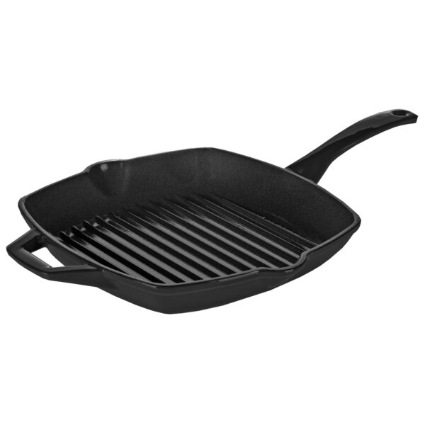 Чугунная сковорода-гриль Swiss Diamond PC42626BK (26 x 26 см)