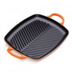 Чугунная сковорода-гриль Le Creuset, 30x27 см, Бордовая