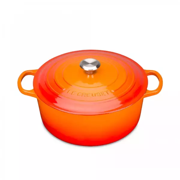 Чугунная кастрюля Le Creuset, Оранжевый