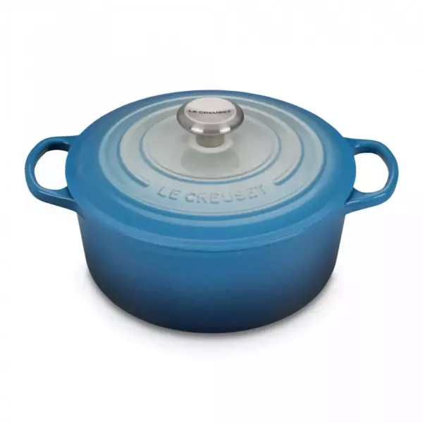 Чугунная кастрюля Le Creuset, Голубой