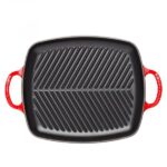 Чугунная сковорода-гриль Le Creuset, 30x27 см, Бордовая 2